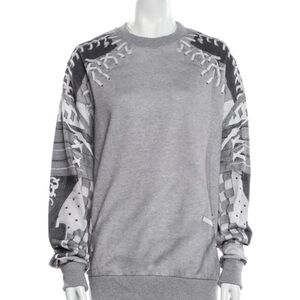 Givenchy Gray Graphic Sweatshirt